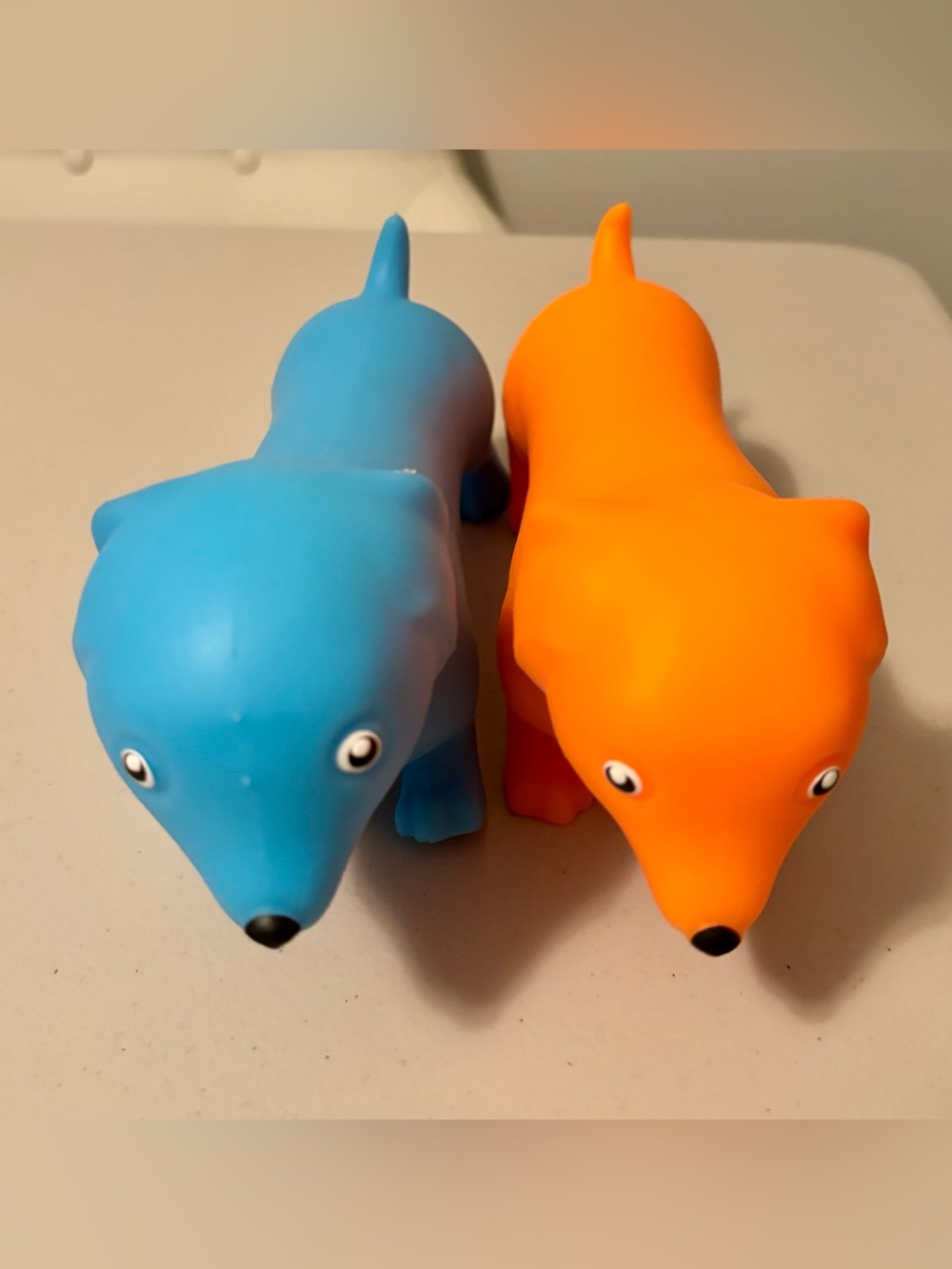 Squeeezy Wiener Dog Dachshund Blue & Orange Squishy Toys Target